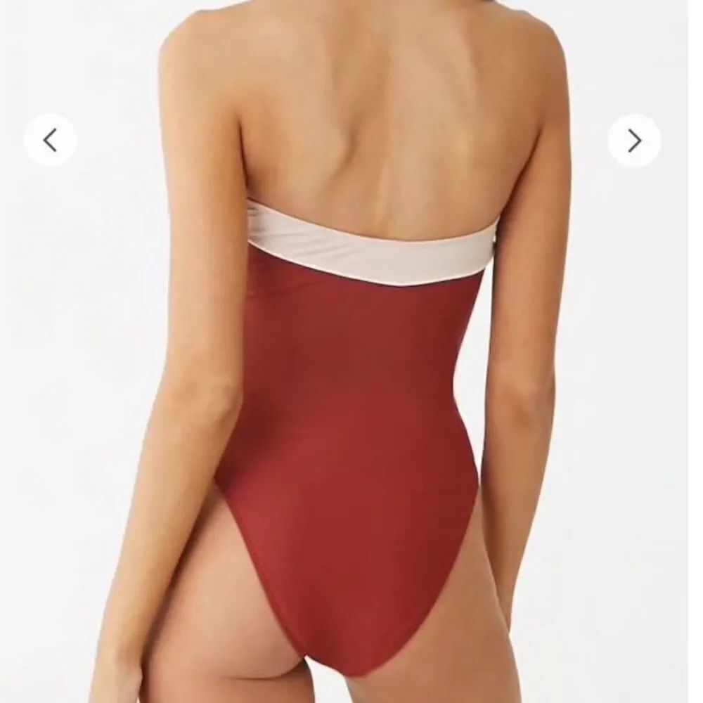Forever 21 Strapless One Piece - Picture 4 of 9